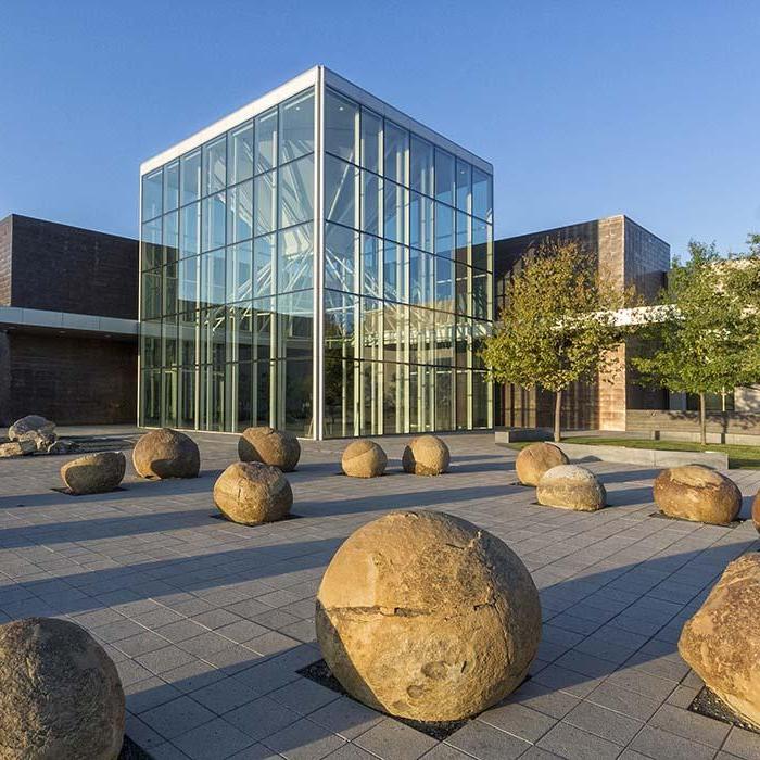 View outside the North Dakota Heritage Center